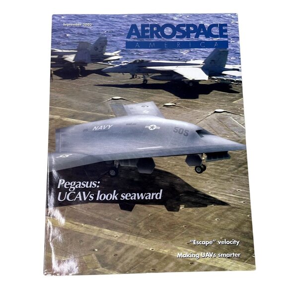 Aerospace America Magazine u  September 2003 Vol 44  No 9 Pegasus UCAV - Picture 1 of 4
